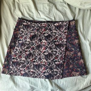 Free People Wrap Style Tapestry Skirt